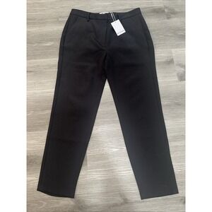 NWT‎ Walter Baker Size 6 Black Straight Trouser Slack Pants Preppy